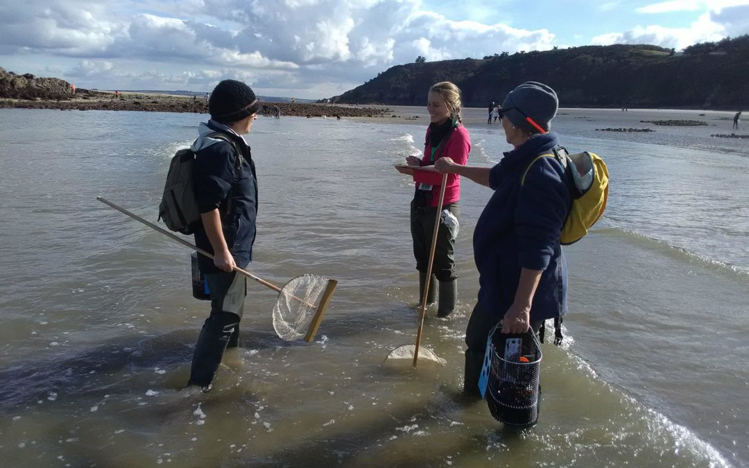 Sensibilisation des pêcheurs à pied à Martin-Plage