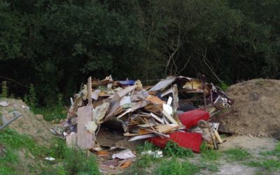 Suppression d’un dépôt d’ordures sauvage